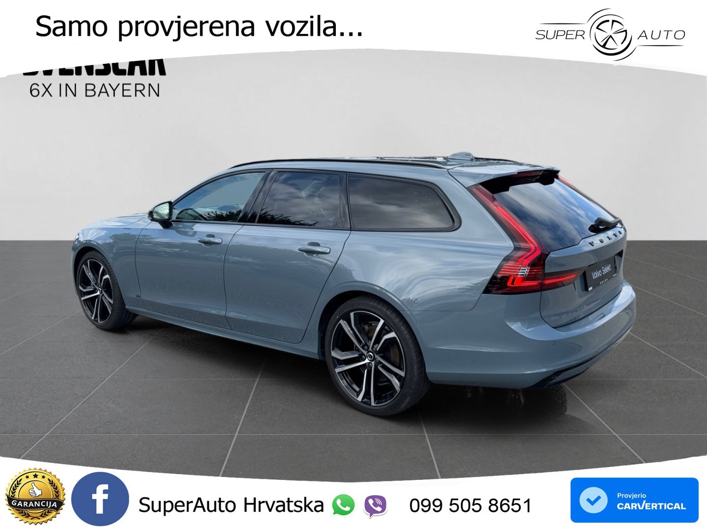 Volvo V90 2.0 B4 Diesel Geartronic LED+GR SJED+ACC