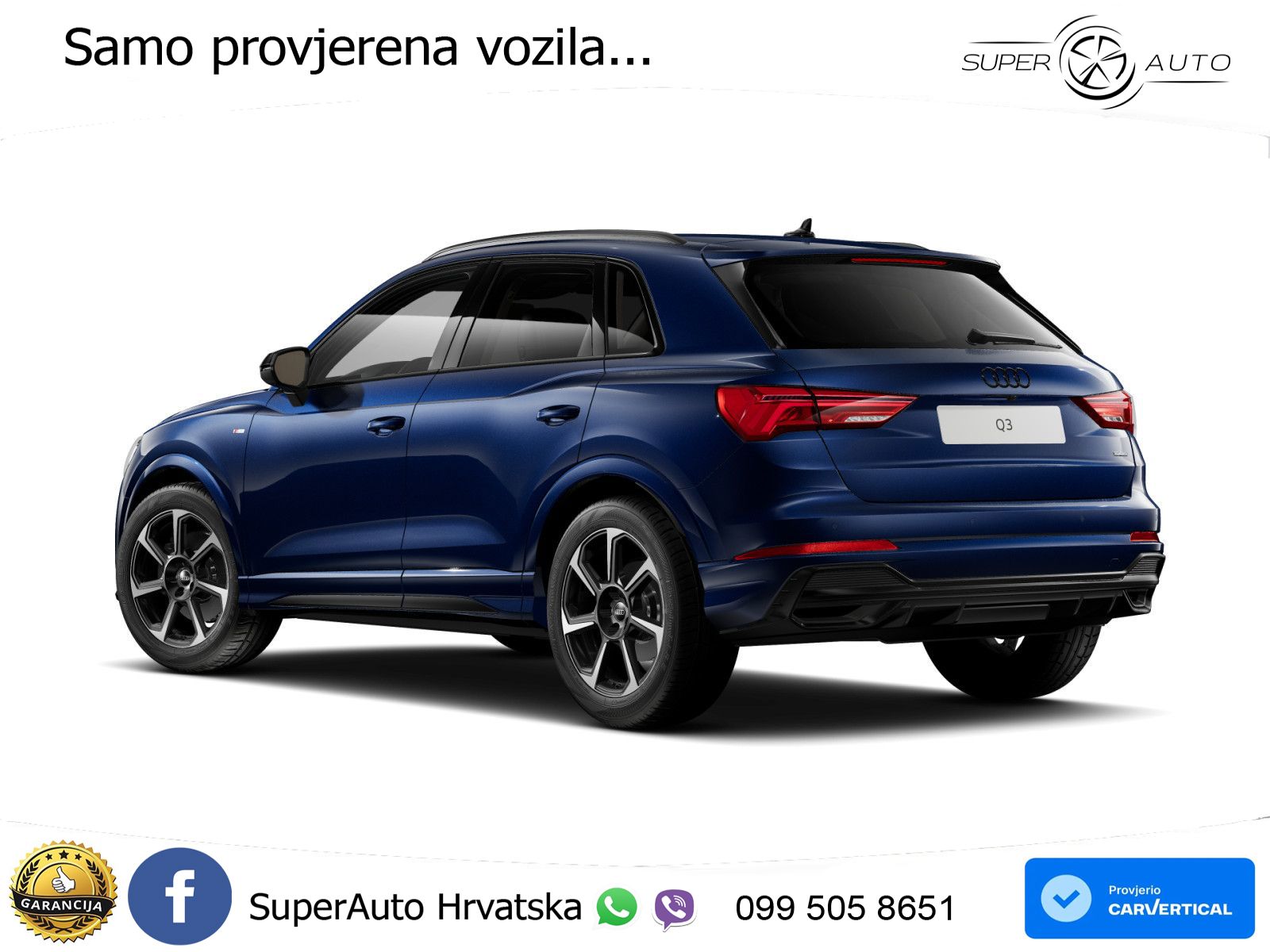 Audi Q3 45 TFSI (245 KS) quattro S tronic S line MATRIX+GR SJED+KAM