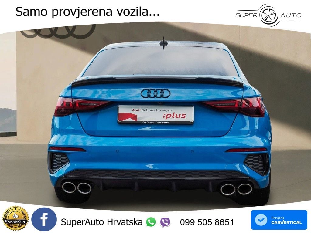 Audi S3 Limuzina 2.0 TFSI (310 KS) quattro S tronic MATRIX+GR SJED+KAM