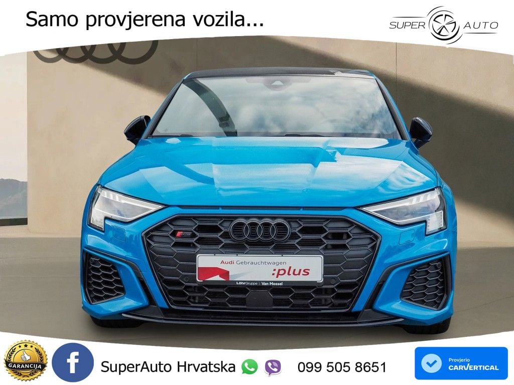 Audi S3 Limuzina 2.0 TFSI (310 KS) quattro S tronic MATRIX+GR SJED+KAM