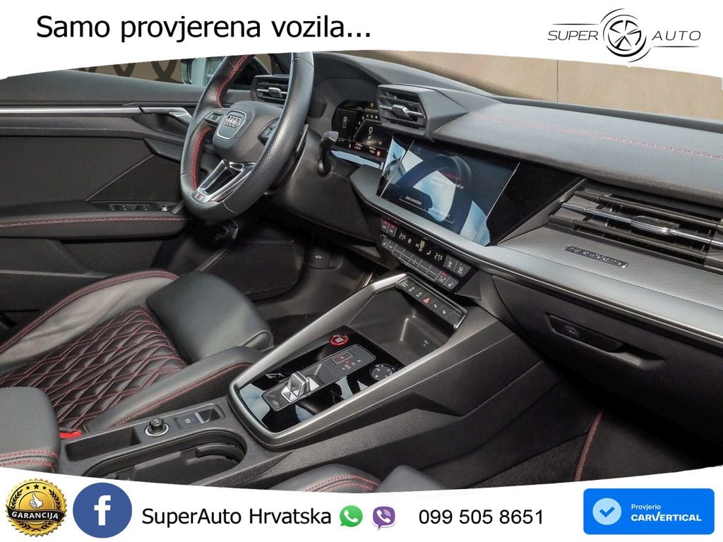 Audi S3 Limuzina 2.0 TFSI (310 KS) quattro S tronic MATRIX+GR SJED+KAM