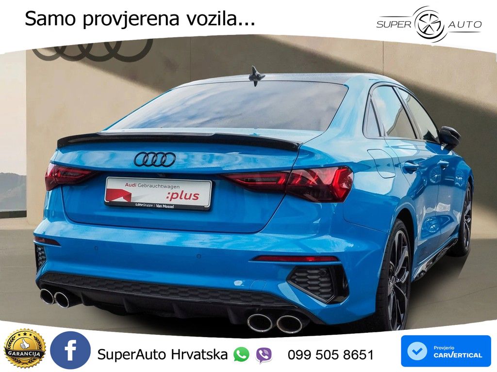 Audi S3 Limuzina 2.0 TFSI (310 KS) quattro S tronic MATRIX+GR SJED+KAM