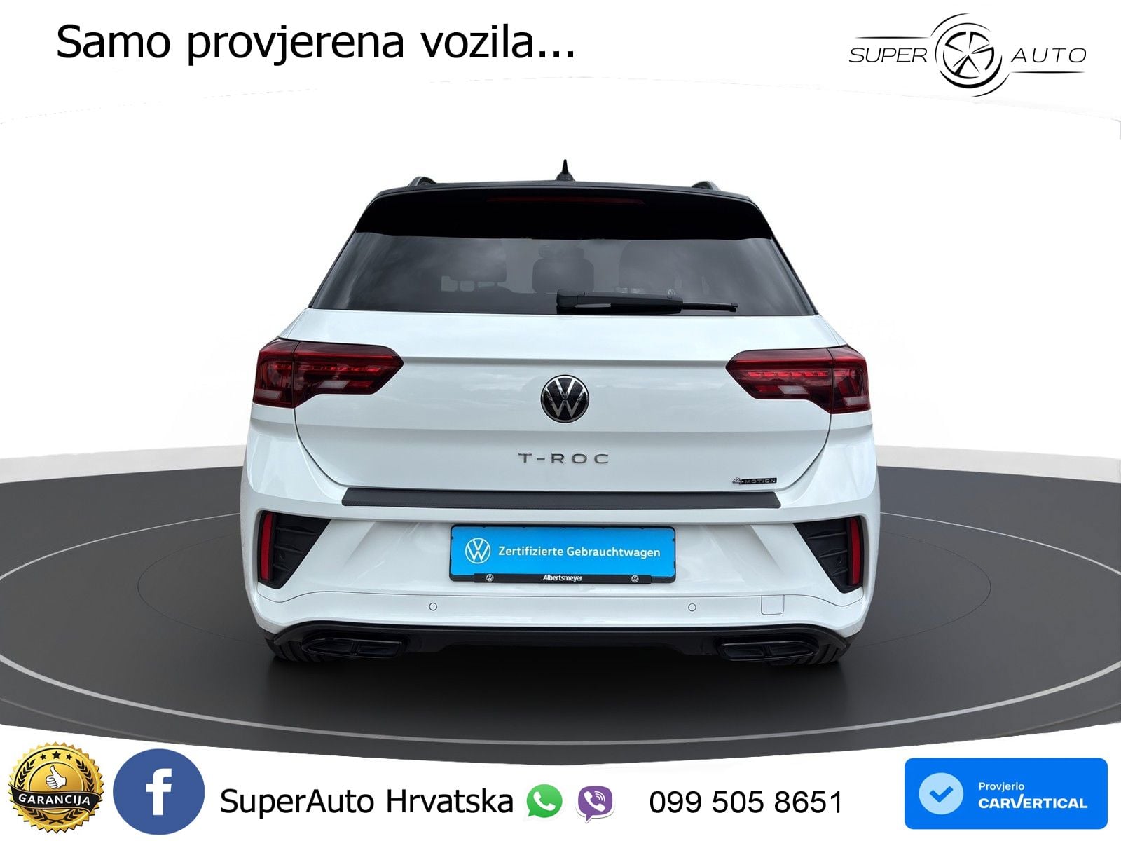 Volkswagen T-Roc I 2.0 TSI (190 KS) 4M DSG LED+GR SJED+ACC