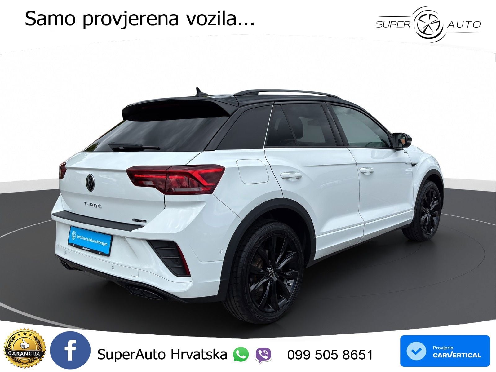 Volkswagen T-Roc I 2.0 TSI (190 KS) 4M DSG LED+GR SJED+ACC