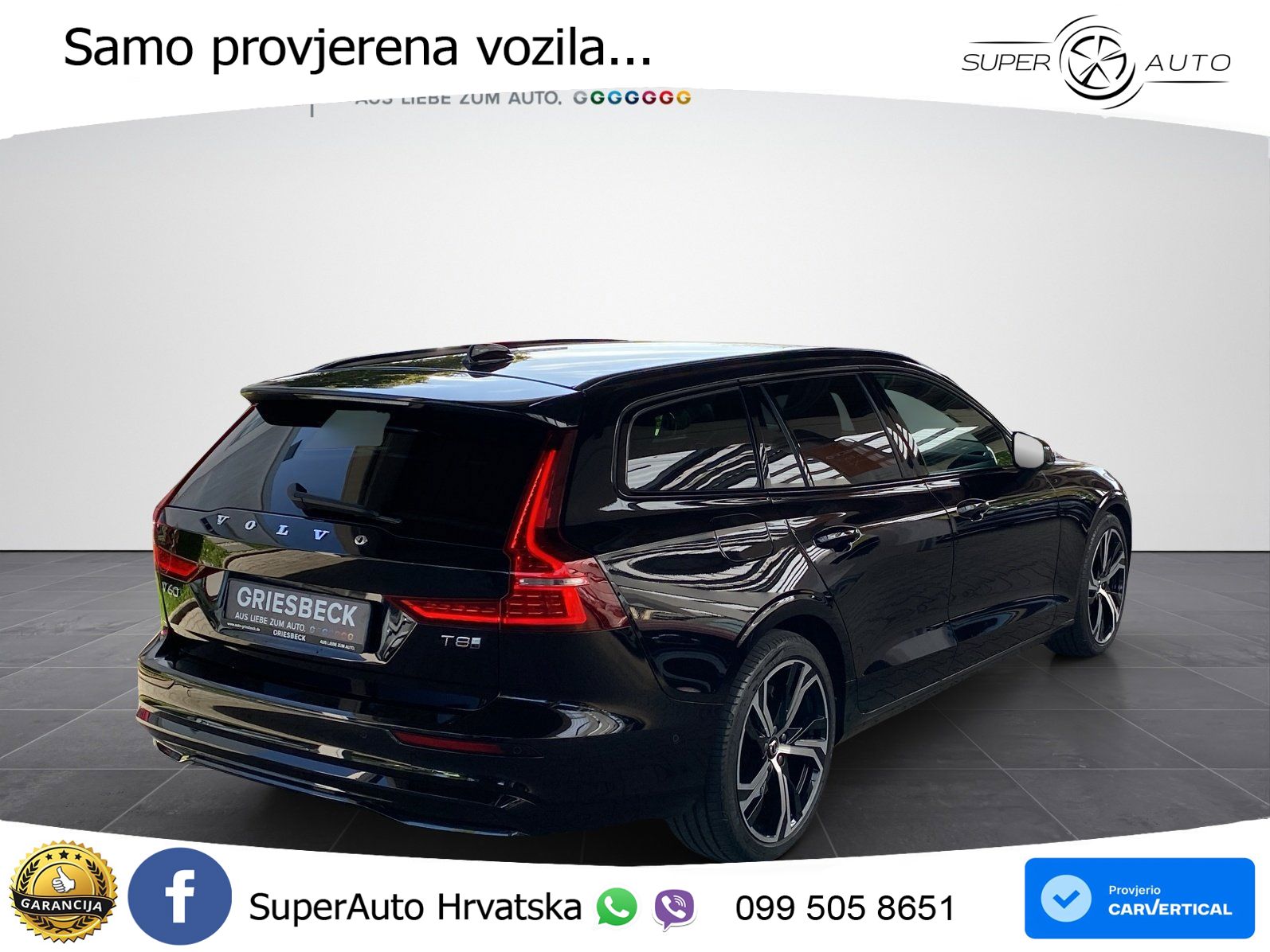 Volvo V60 2.0 T8 AWD Geartronic LED+GR SJED+ACC