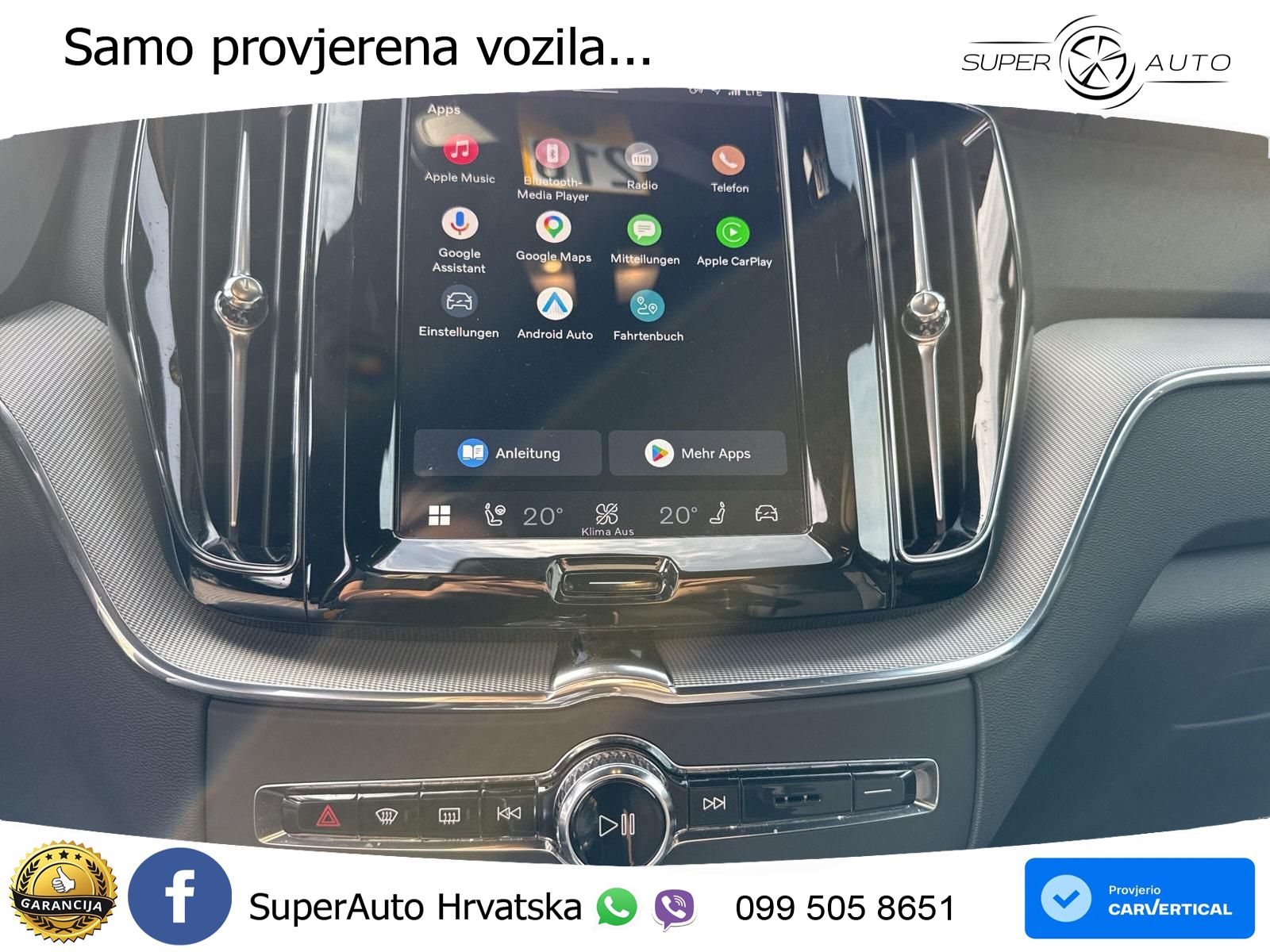 Volvo XC60 B5 Benzin AWD Geartronic ZRAČNI+ACC+4xGR SJED+KAM
