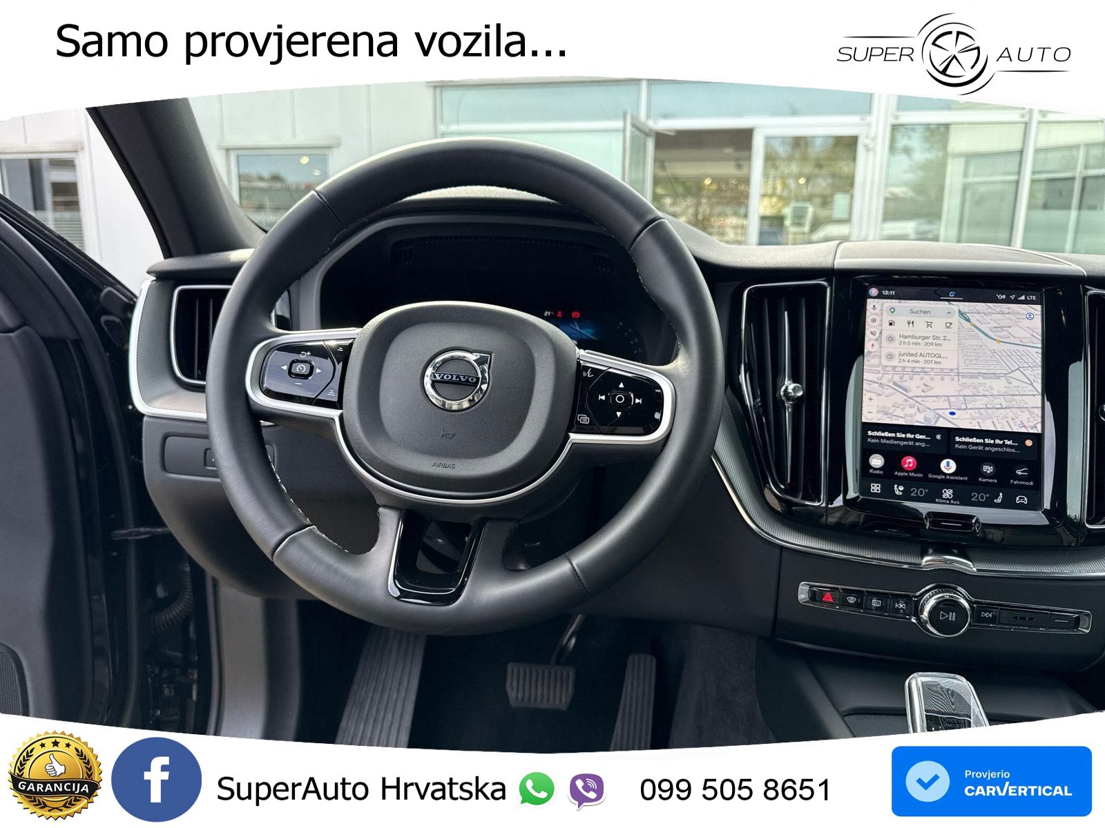 Volvo XC60 B5 Benzin AWD Geartronic ZRAČNI+ACC+4xGR SJED+KAM