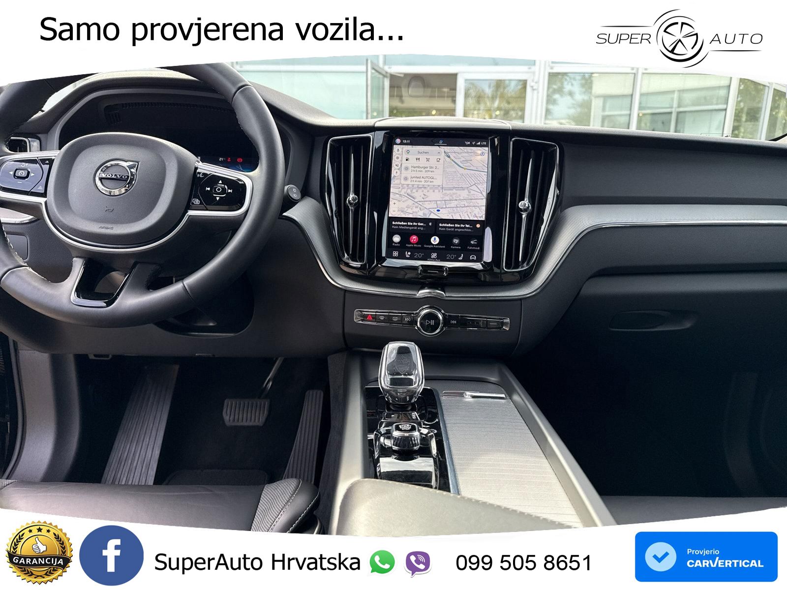Volvo XC60 B5 Benzin AWD Geartronic ZRAČNI+ACC+4xGR SJED+KAM