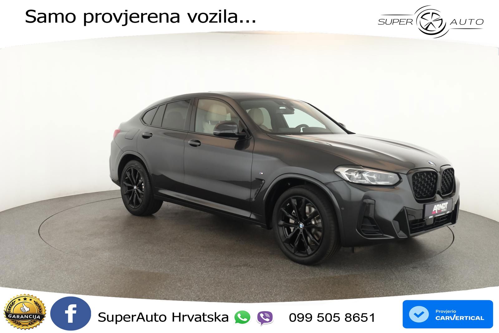 BMW X4 30d (286 KS) xDrive Steptronic M Sport LED+GR SJED+ACC