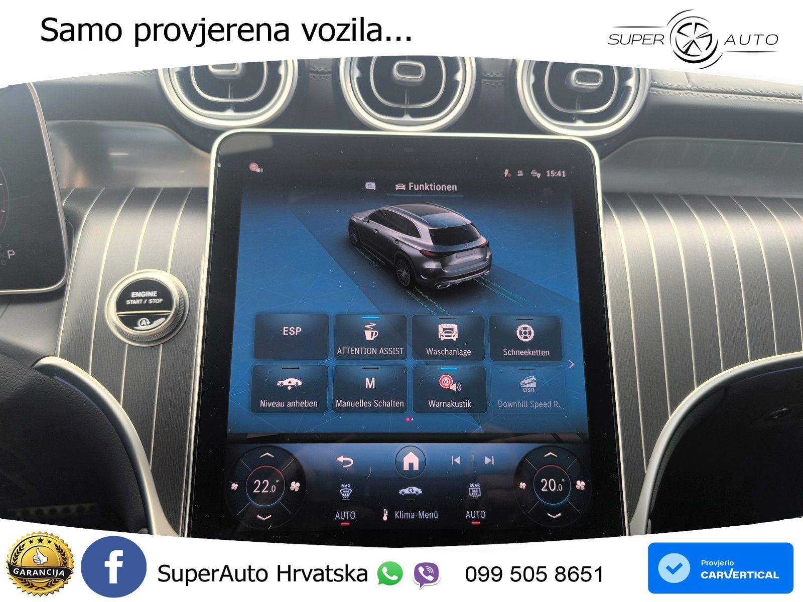 Mercedes GLC 450d (367 KS) 4MATIC 9G-TRONIC AMG ZRAČNI+ACC+GR SJED+360+PANO