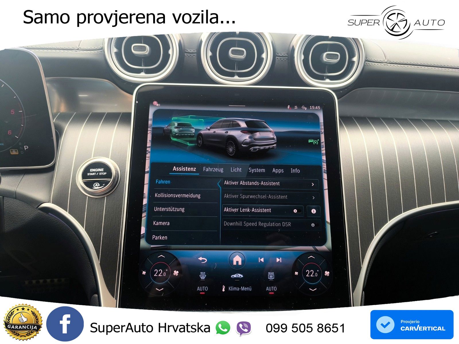 Mercedes GLC 450d (367 KS) 4MATIC 9G-TRONIC AMG ZRAČNI+ACC+GR SJED+360+PANO