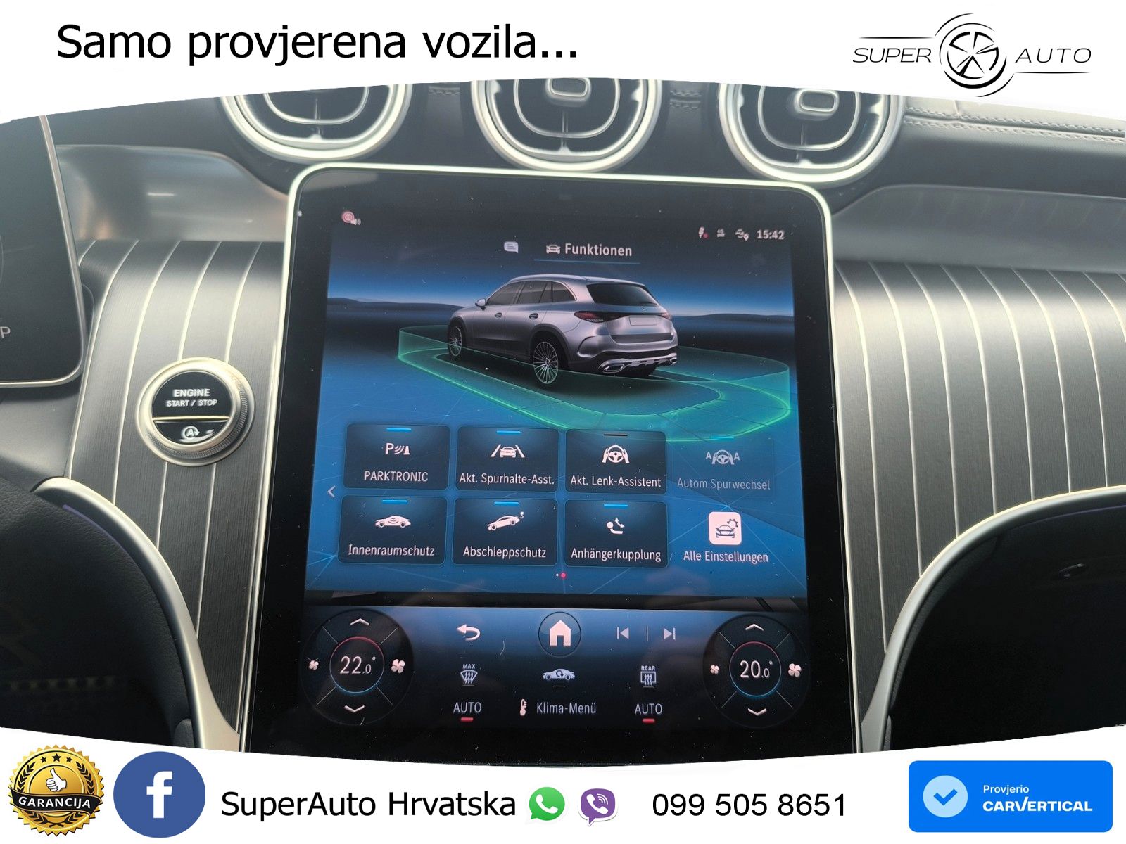 Mercedes GLC 450d (367 KS) 4MATIC 9G-TRONIC AMG ZRAČNI+ACC+GR SJED+360+PANO