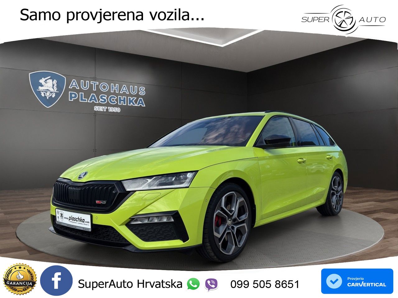 Škoda Octavia Combi RS 2.0 TSI (245 KS) DSG LED+GR SJED+ACC
