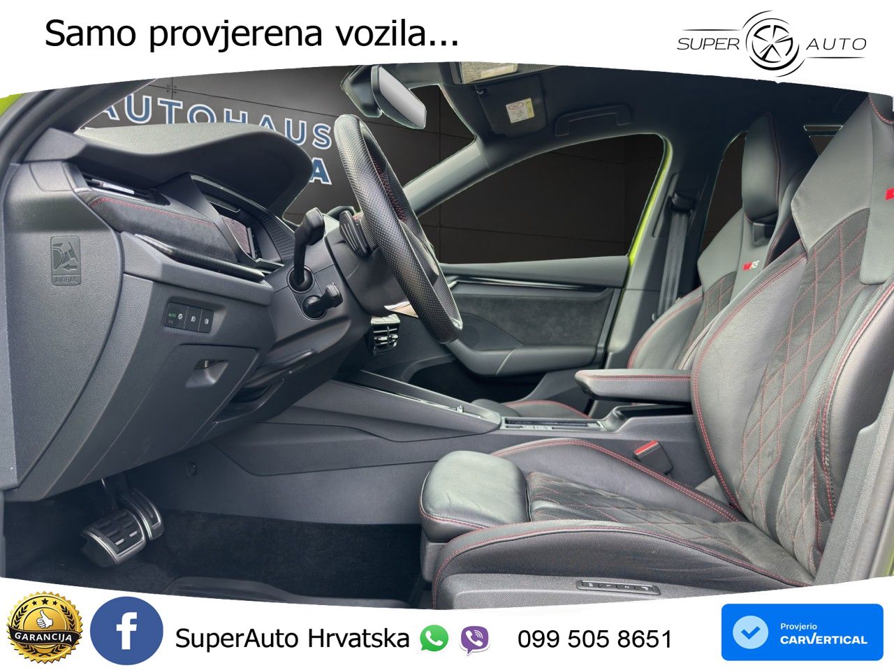 Škoda Octavia Combi RS 2.0 TSI (245 KS) DSG LED+GR SJED+ACC