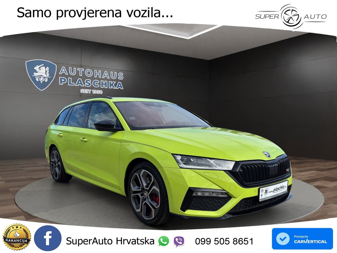 Škoda Octavia Combi RS 2.0 TSI (245 KS) DSG LED+GR SJED+ACC