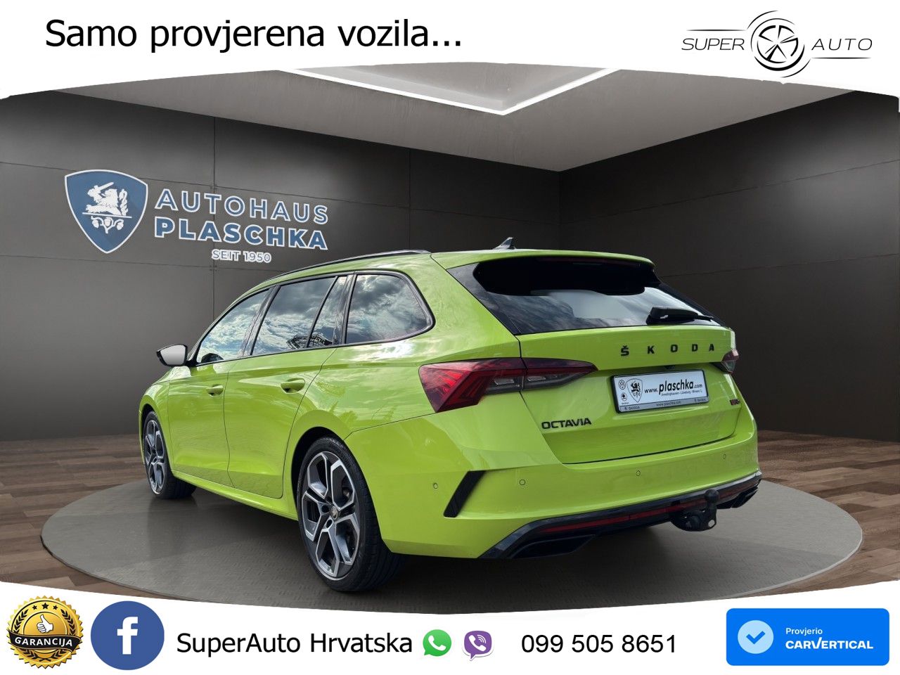 Škoda Octavia Combi RS 2.0 TSI (245 KS) DSG LED+GR SJED+ACC