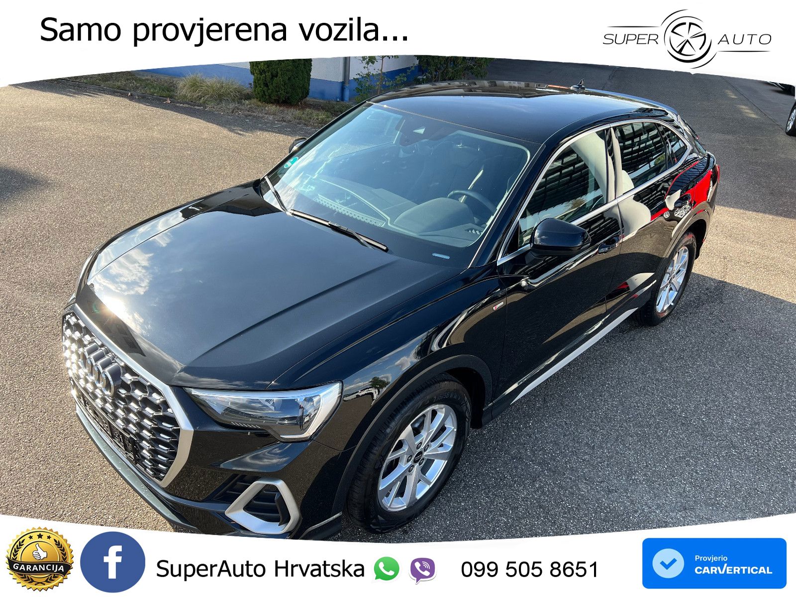 Audi Q3 Sportback 35 TDI (150 KS) quattro S tronic S line LED+GR SJED+ACC