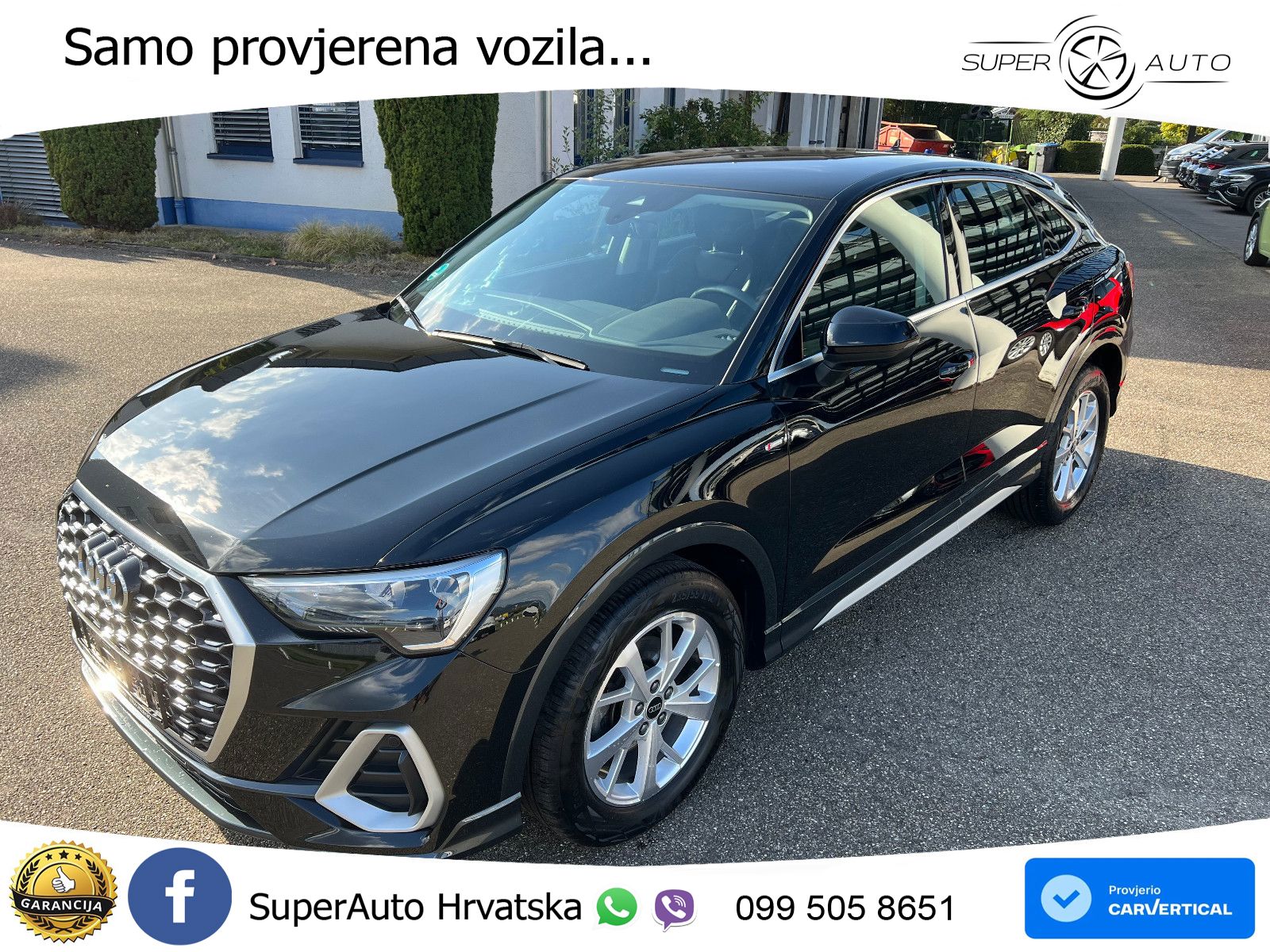 Audi Q3 Sportback 35 TDI (150 KS) quattro S tronic S line LED+GR SJED+ACC