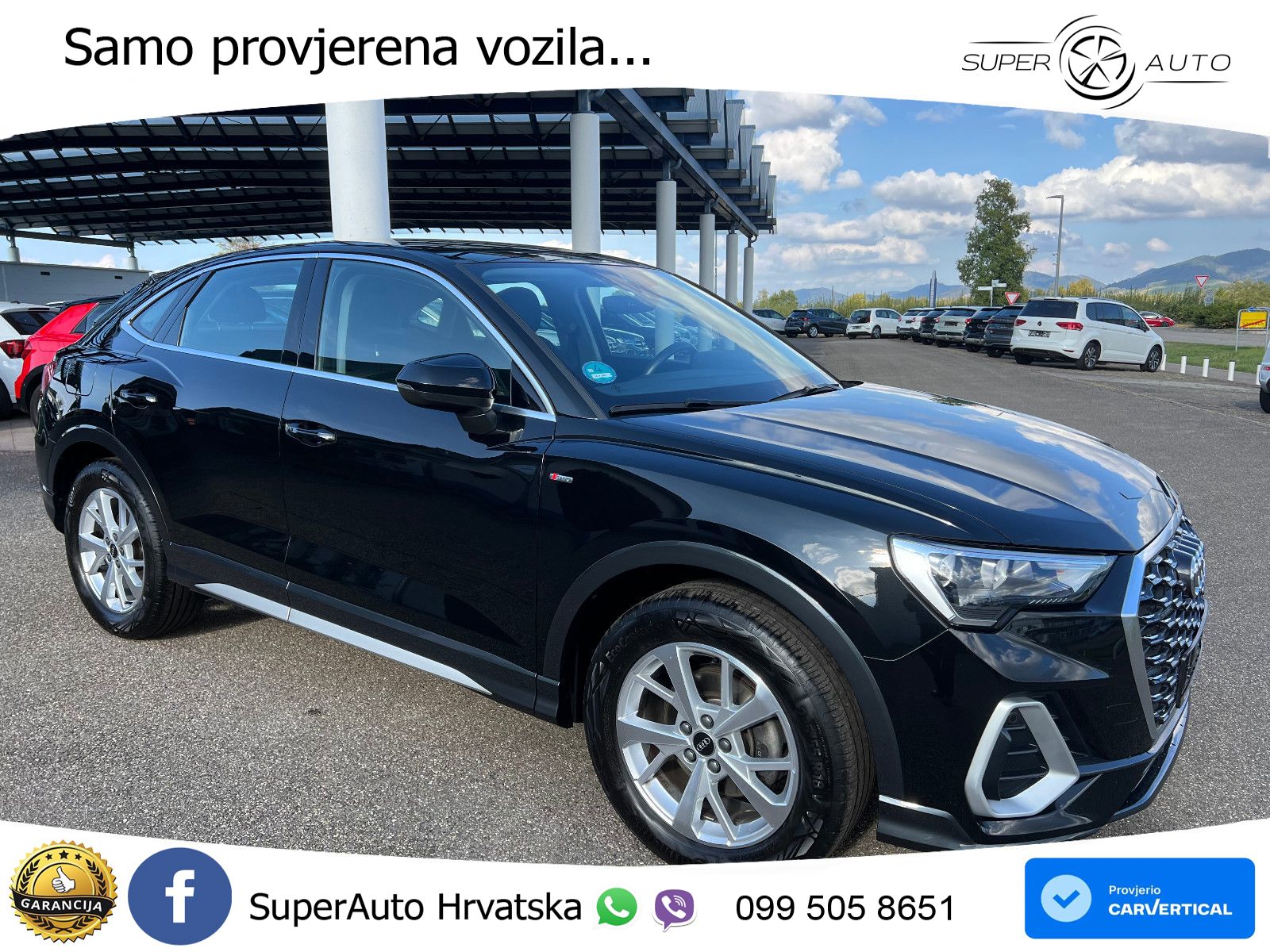 Audi Q3 Sportback 35 TDI (150 KS) quattro S tronic S line LED+GR SJED+ACC