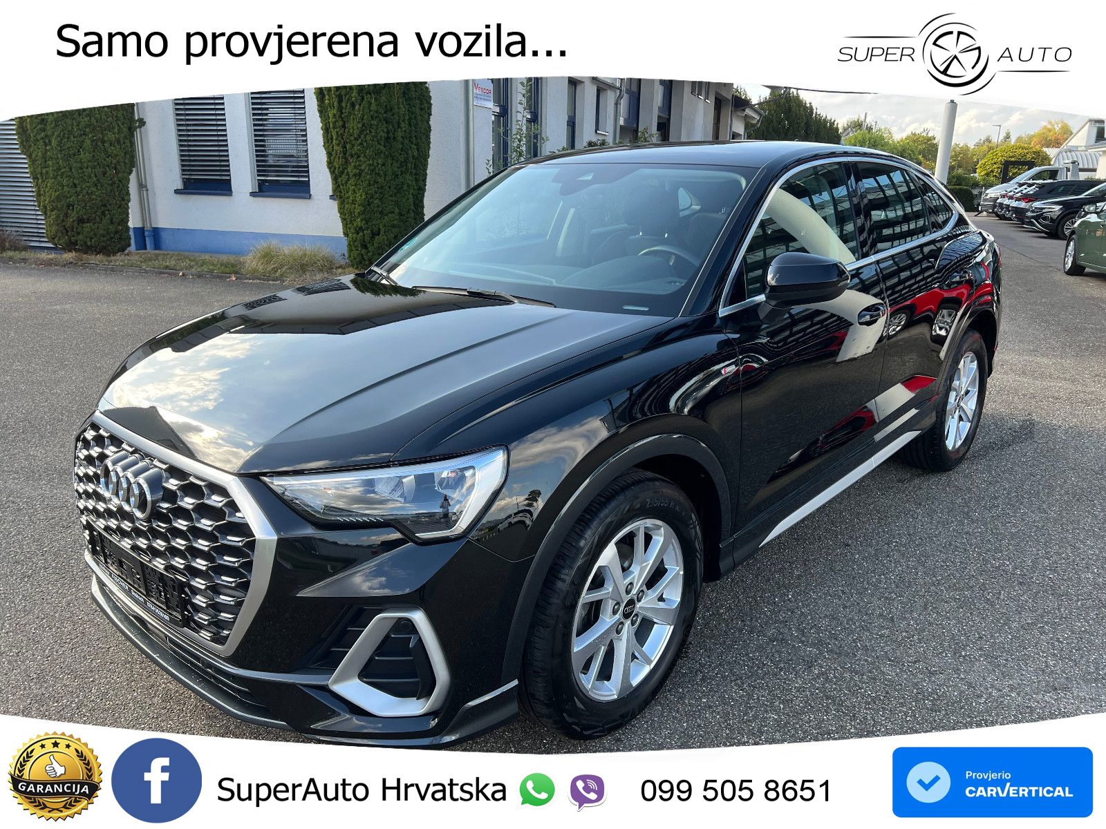Audi Q3 Sportback 35 TDI (150 KS) quattro S tronic S line LED+GR SJED+ACC