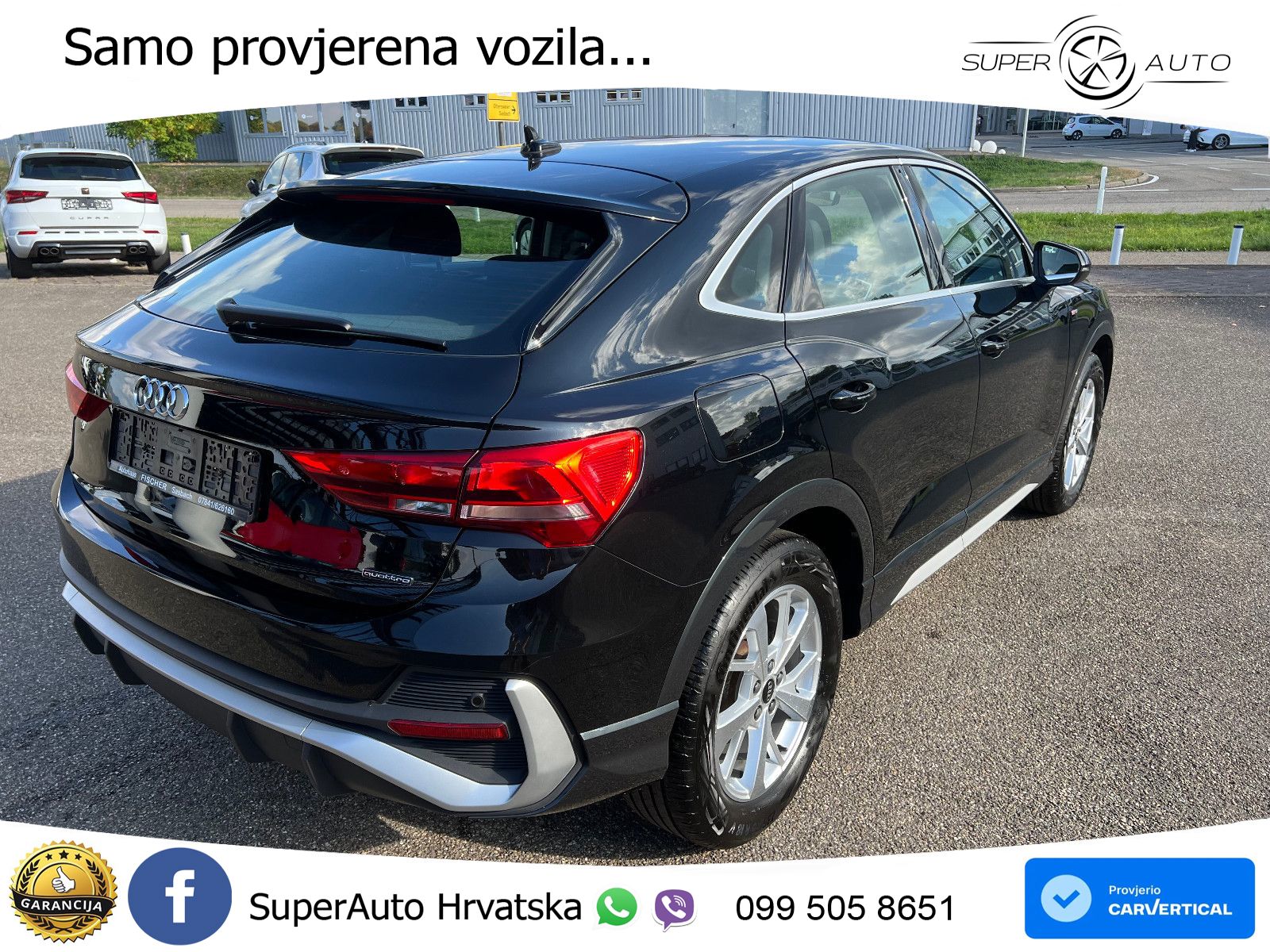 Audi Q3 Sportback 35 TDI (150 KS) quattro S tronic S line LED+GR SJED+ACC
