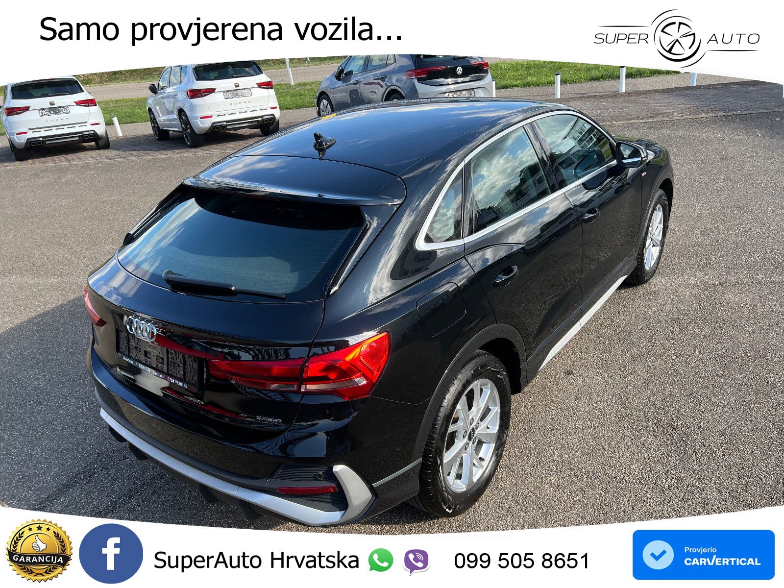 Audi Q3 Sportback 35 TDI (150 KS) quattro S tronic S line LED+GR SJED+ACC