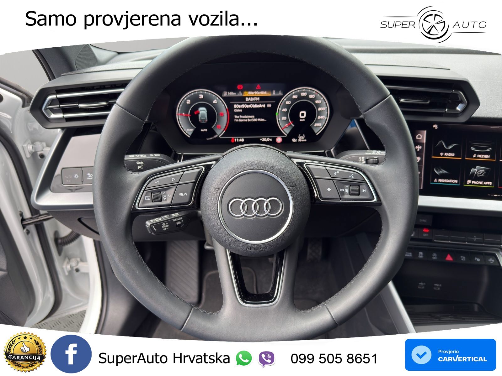 Audi A3 30 TDI (116 KS) LED+GR SJED+ACC