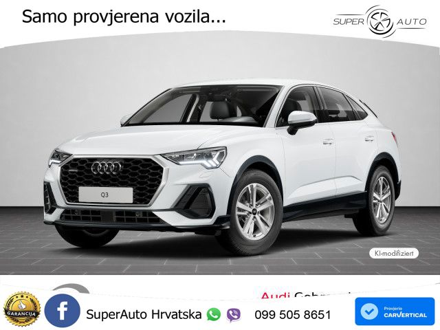 Audi Q3 Sportback 40 TDI (193 KS) quattro S tronic LED+GR SJED+ACC