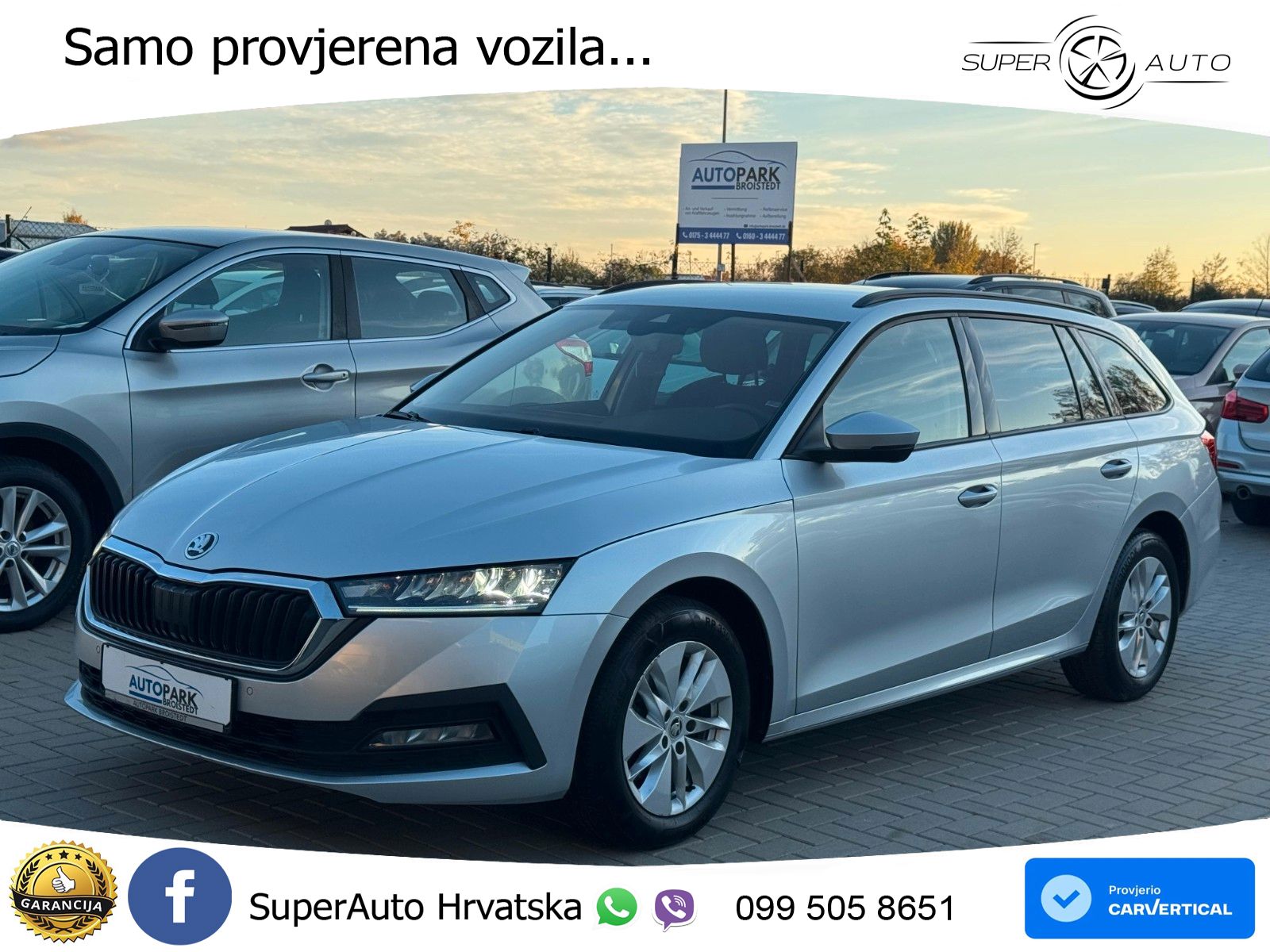 Škoda Octavia Combi 2.0 TDI (150 KS) DSG LED+GR SJED+ACC