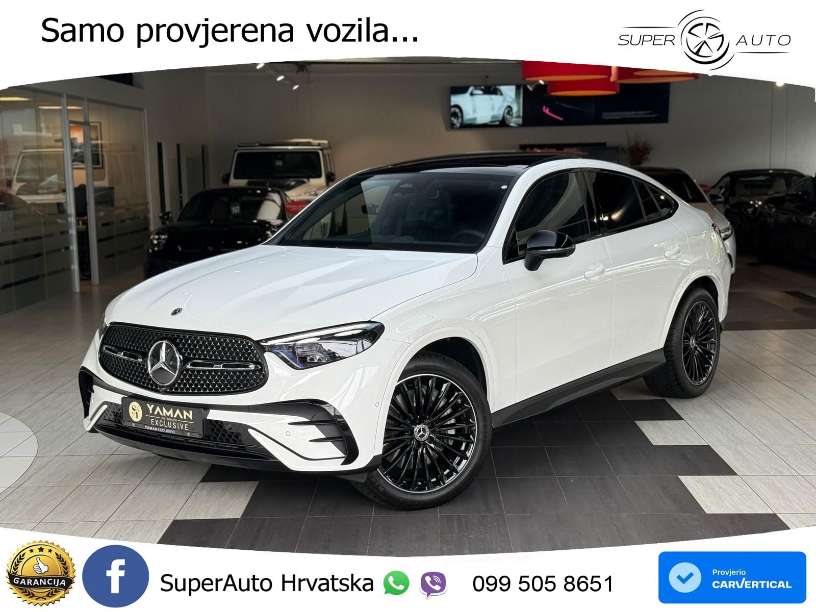 Mercedes GLC Coupe 220d (197 KS) 4MATIC 9G-TRONIC AMG ACC+HEAD+GR SJED+360+PANO