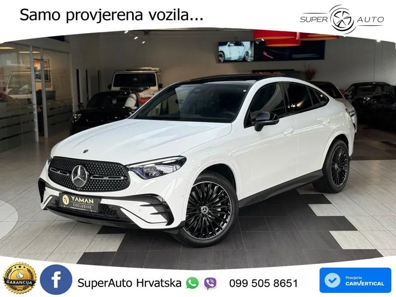 Mercedes GLC Coupe 220d (197 KS) 4MATIC 9G-TRONIC AMG ACC+HEAD+GR SJED+360+PANO