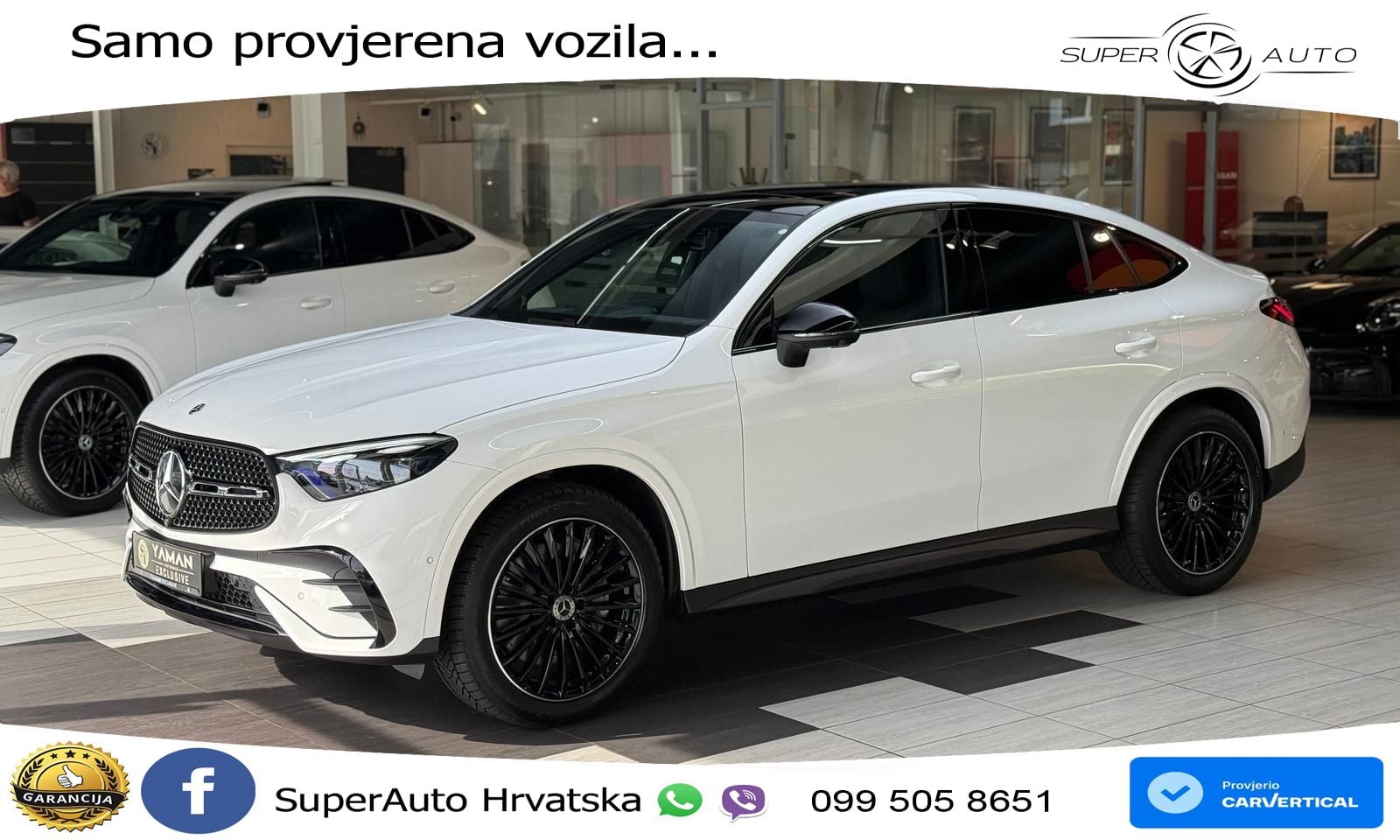 Mercedes GLC Coupe 220d (197 KS) 4MATIC 9G-TRONIC AMG ACC+HEAD+GR SJED+360+PANO