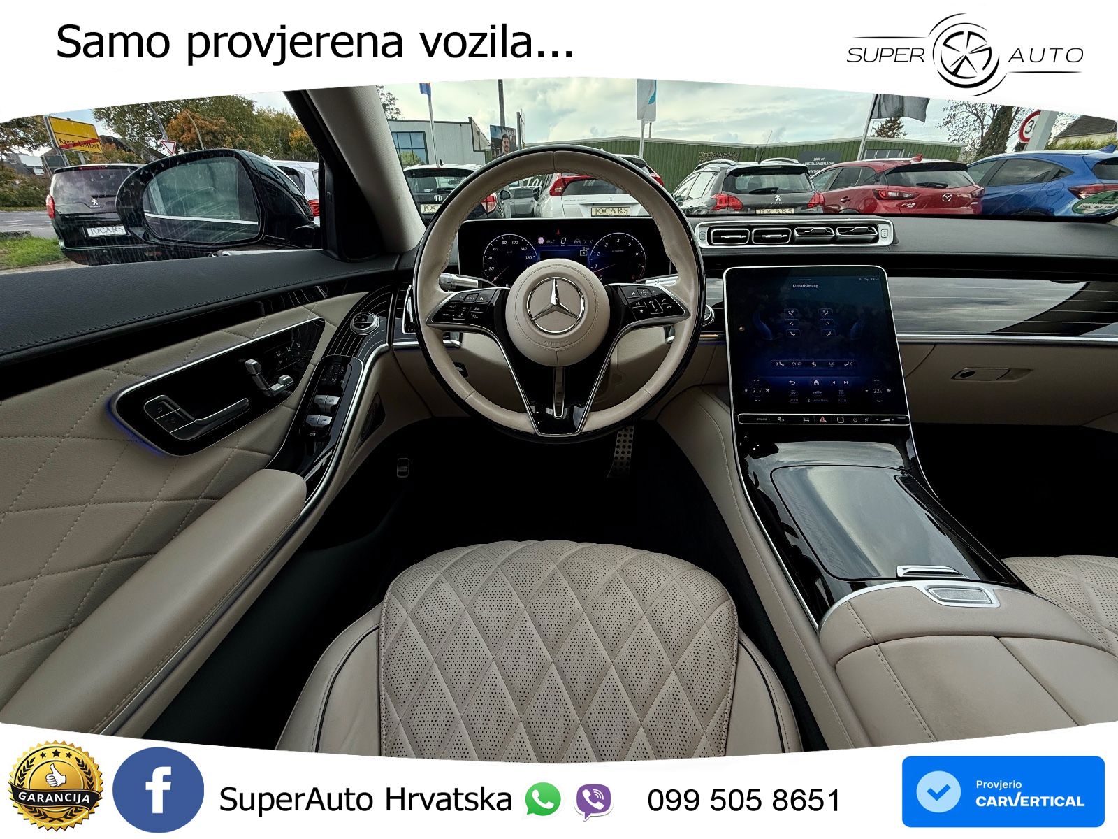 Mercedes S 580 V8 (503 KS) EQ Boost 4MATIC 9G-TRONIC AMG ZRAČNI+ACC+GR SJED+KAM