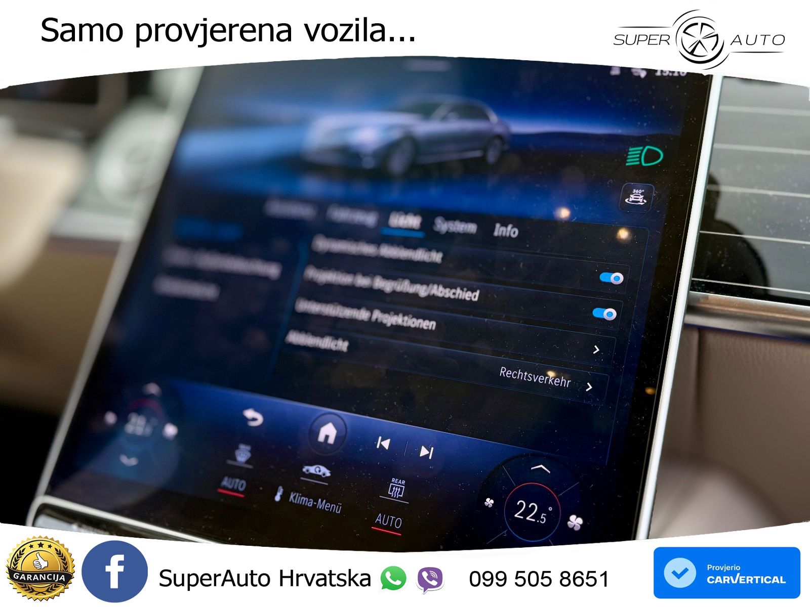 Mercedes S 580 V8 (503 KS) EQ Boost 4MATIC 9G-TRONIC AMG ZRAČNI+ACC+GR SJED+KAM