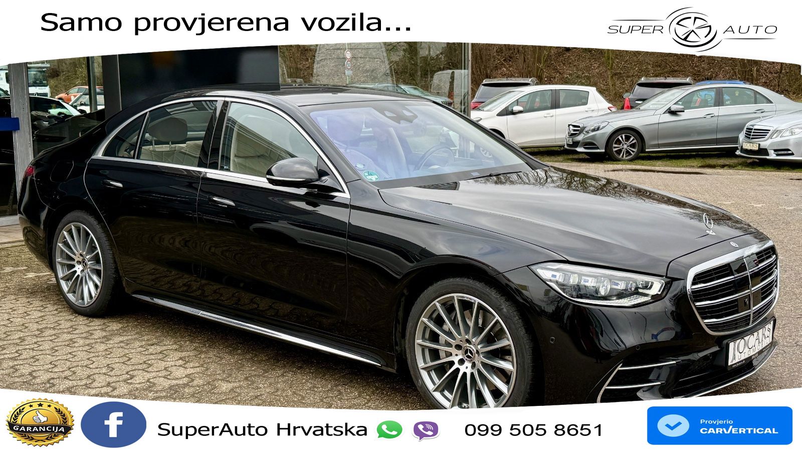 Mercedes S 580 V8 (503 KS) EQ Boost 4MATIC 9G-TRONIC AMG ZRAČNI+ACC+GR SJED+KAM