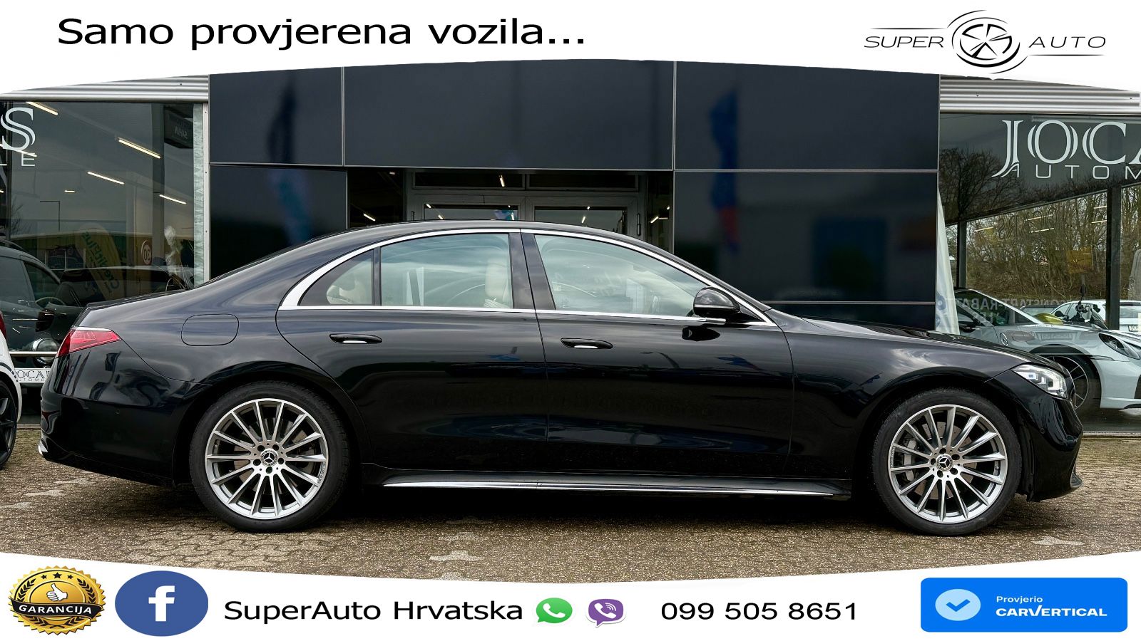 Mercedes S 580 V8 (503 KS) EQ Boost 4MATIC 9G-TRONIC AMG ZRAČNI+ACC+GR SJED+KAM