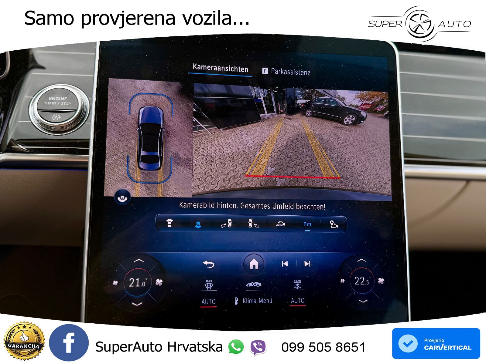 Mercedes S 580 V8 (503 KS) EQ Boost 4MATIC 9G-TRONIC AMG ZRAČNI+ACC+GR SJED+KAM
