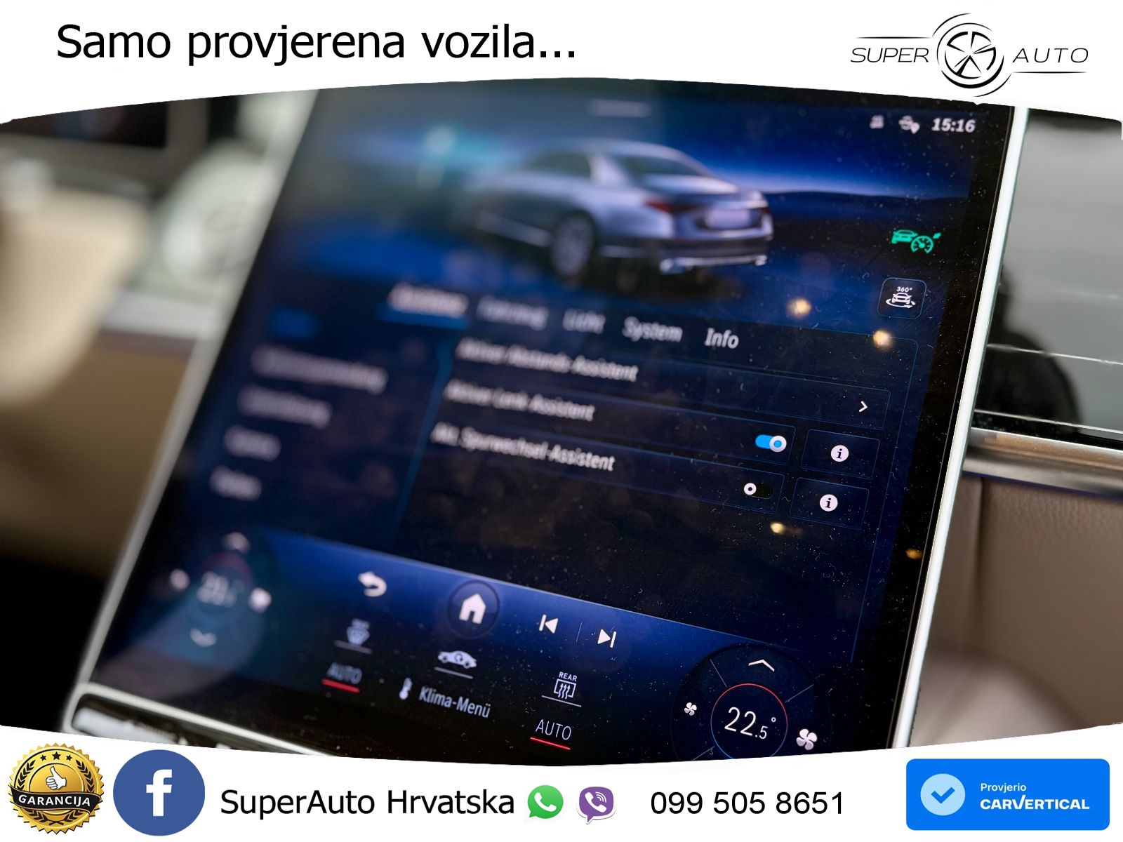 Mercedes S 580 V8 (503 KS) EQ Boost 4MATIC 9G-TRONIC AMG ZRAČNI+ACC+GR SJED+KAM