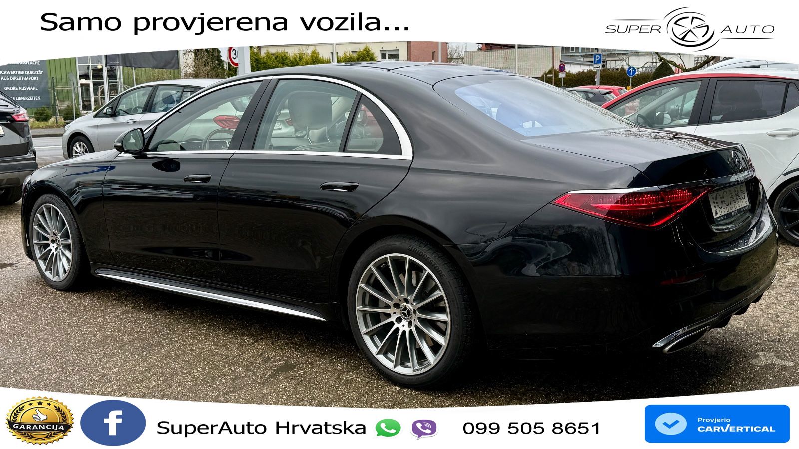 Mercedes S 580 V8 (503 KS) EQ Boost 4MATIC 9G-TRONIC AMG ZRAČNI+ACC+GR SJED+KAM