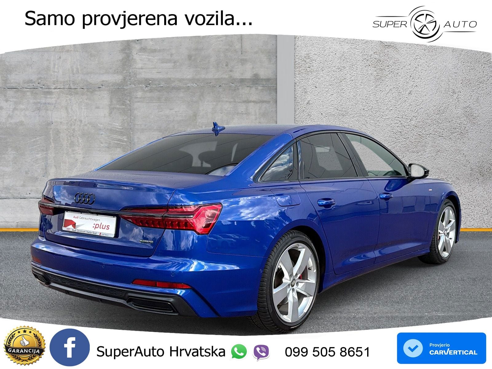 Audi A6 55 TFSIe (367 KS) quattro ultra S tronic LED+GR SJED+ACC
