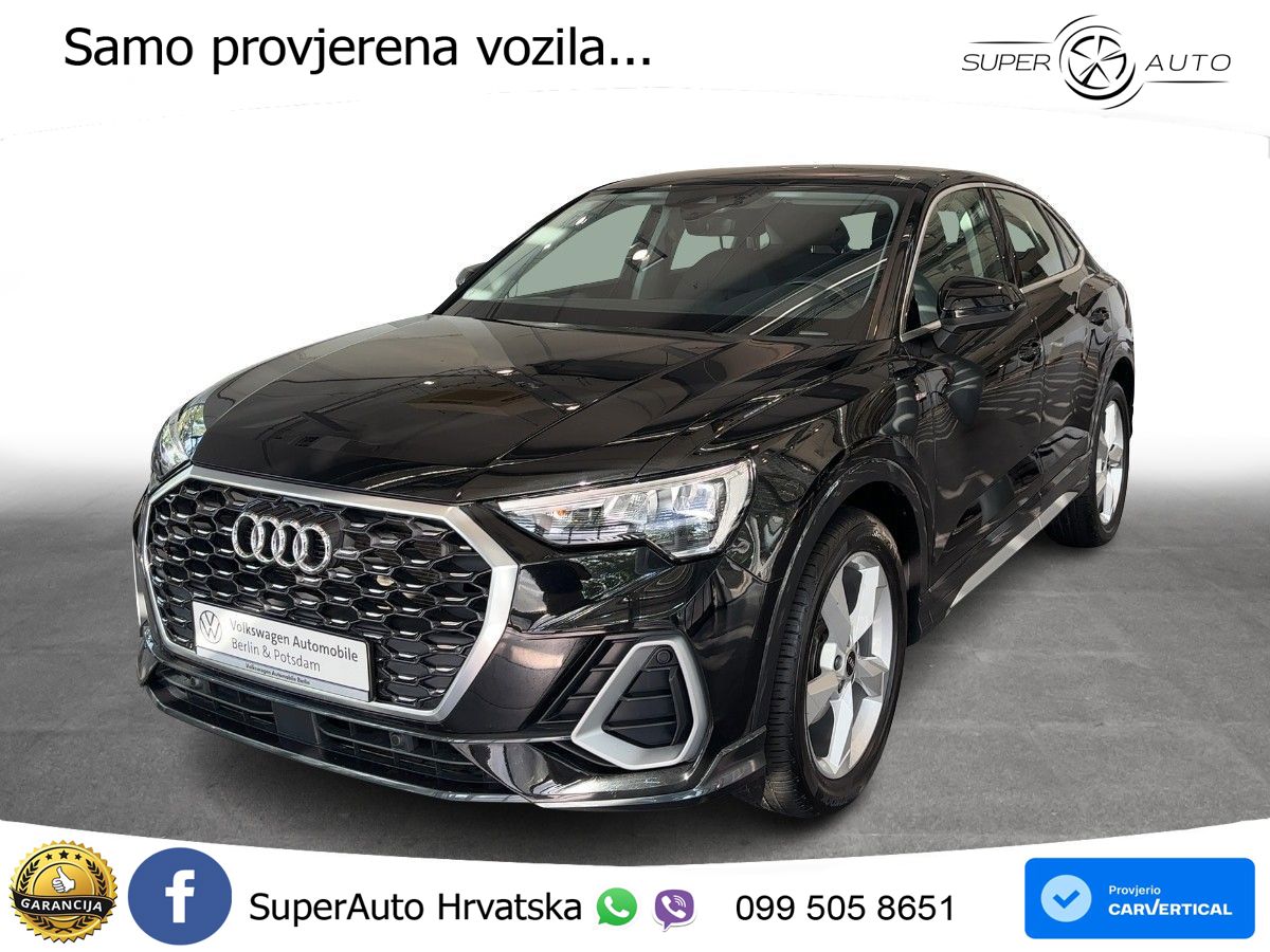 Audi Q3 Sportback 35 TDI (150 KS) S tronic S line LED+GR SJED+ACC