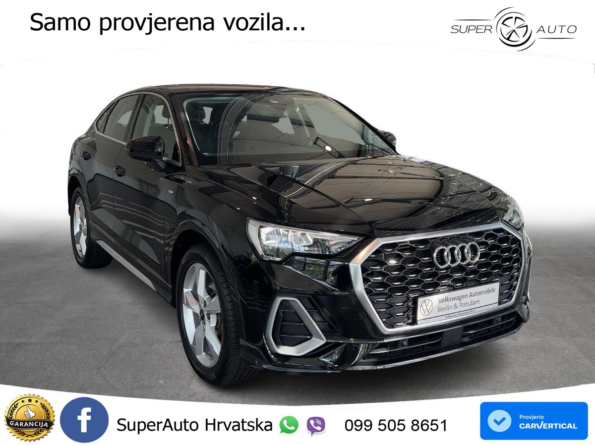 Audi Q3 Sportback 35 TDI (150 KS) S tronic S line LED+GR SJED+ACC