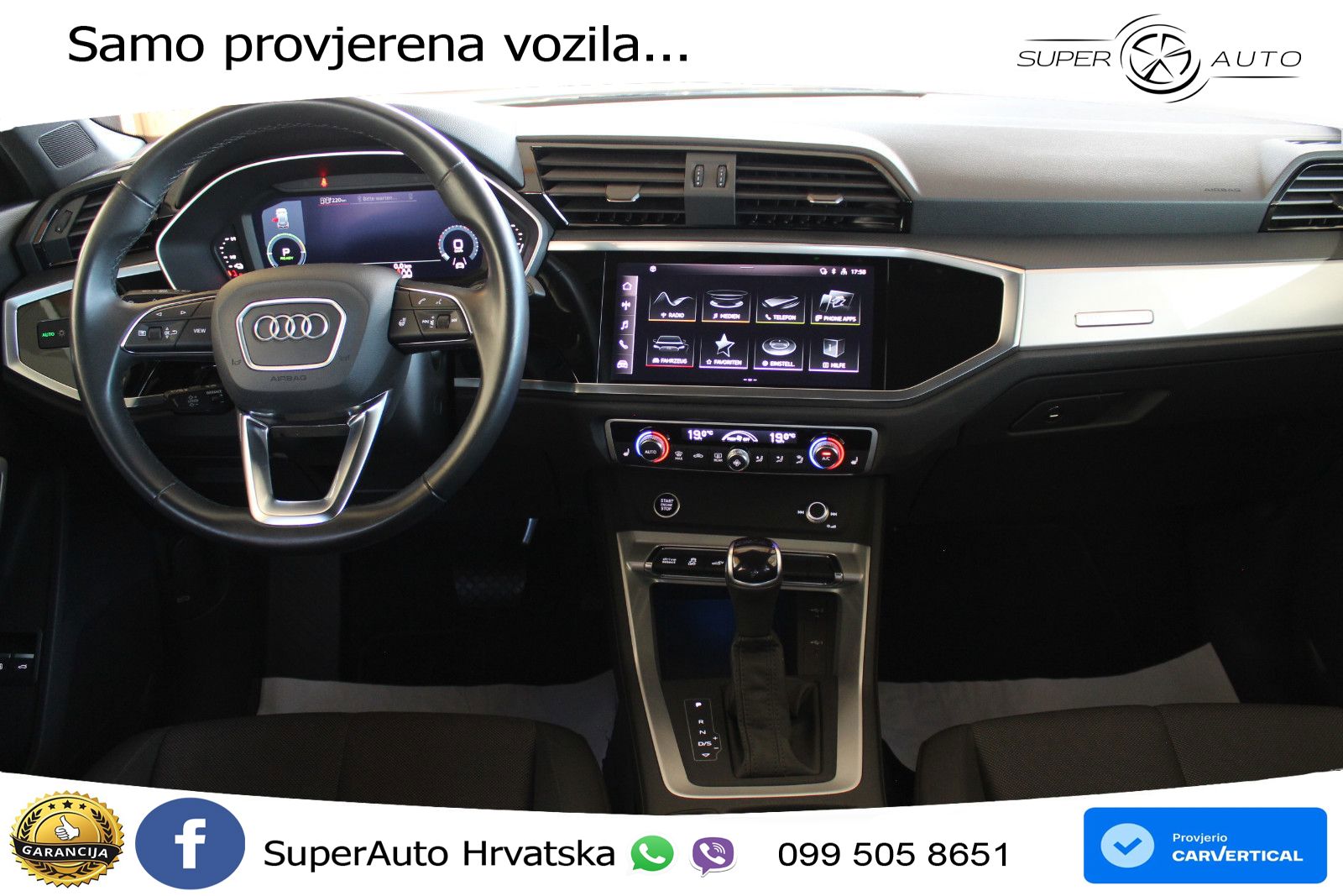 Audi Q3 45 TFSIe (245 KS) S tronic LED+GR SJED+ACC