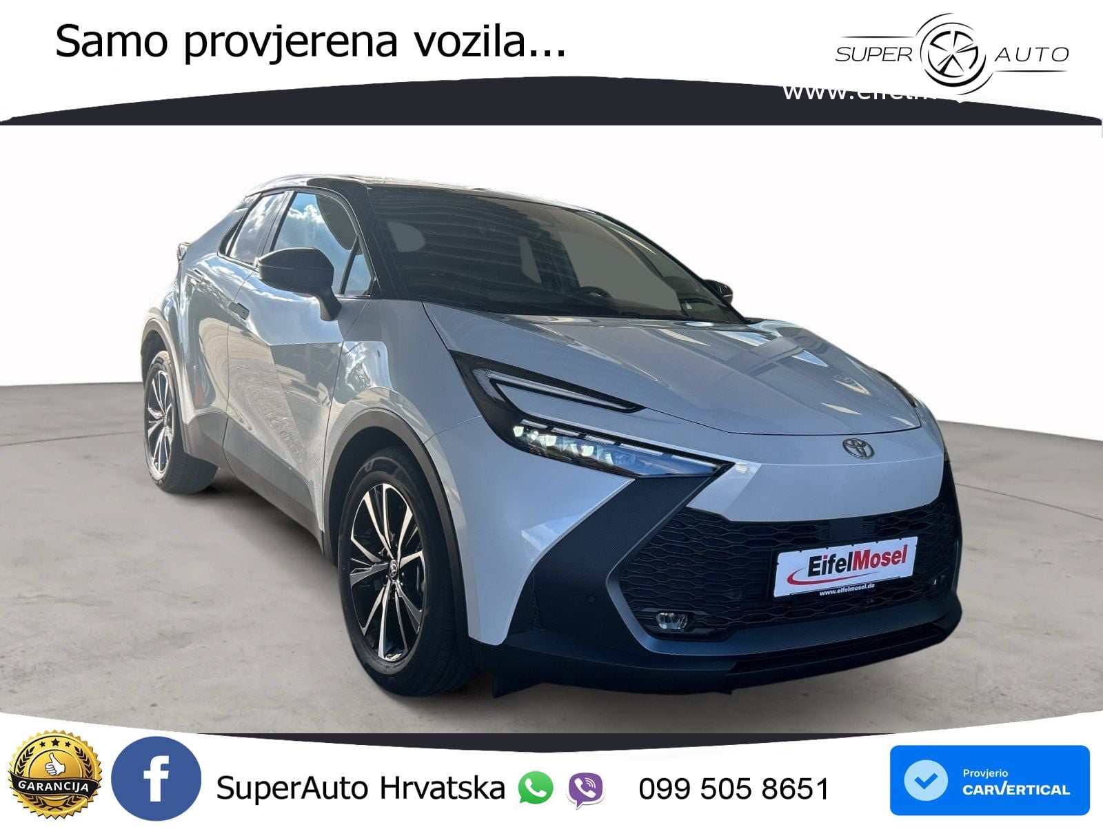 Toyota C-HR 1.8 (140 KS) Hybrid e-CVT Teamplayer LED+GR SJED+ACC