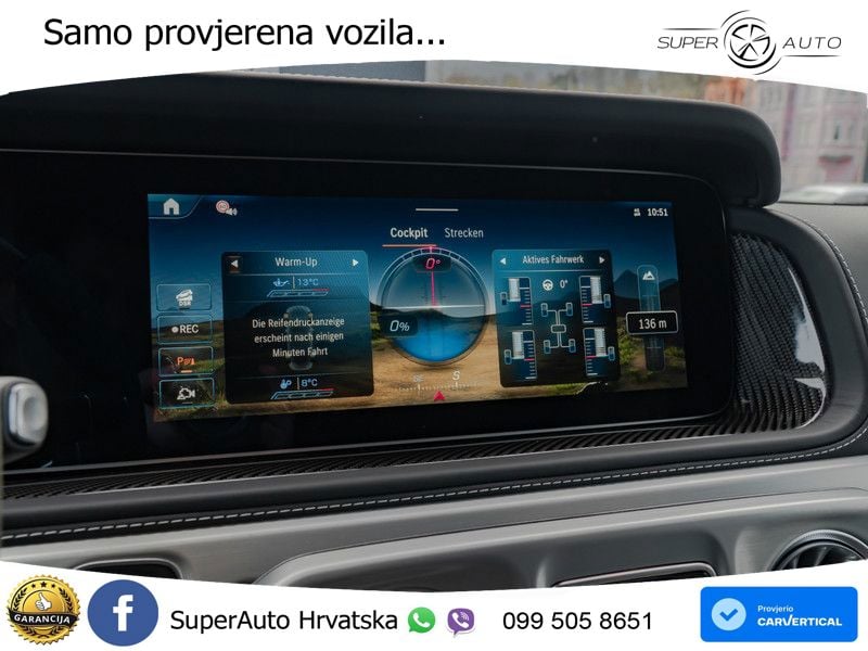 Mercedes AMG G 63 Long V8 (585 KS) 4MATIC 9G-TRONIC AMG SPEEDSHIFT TCT