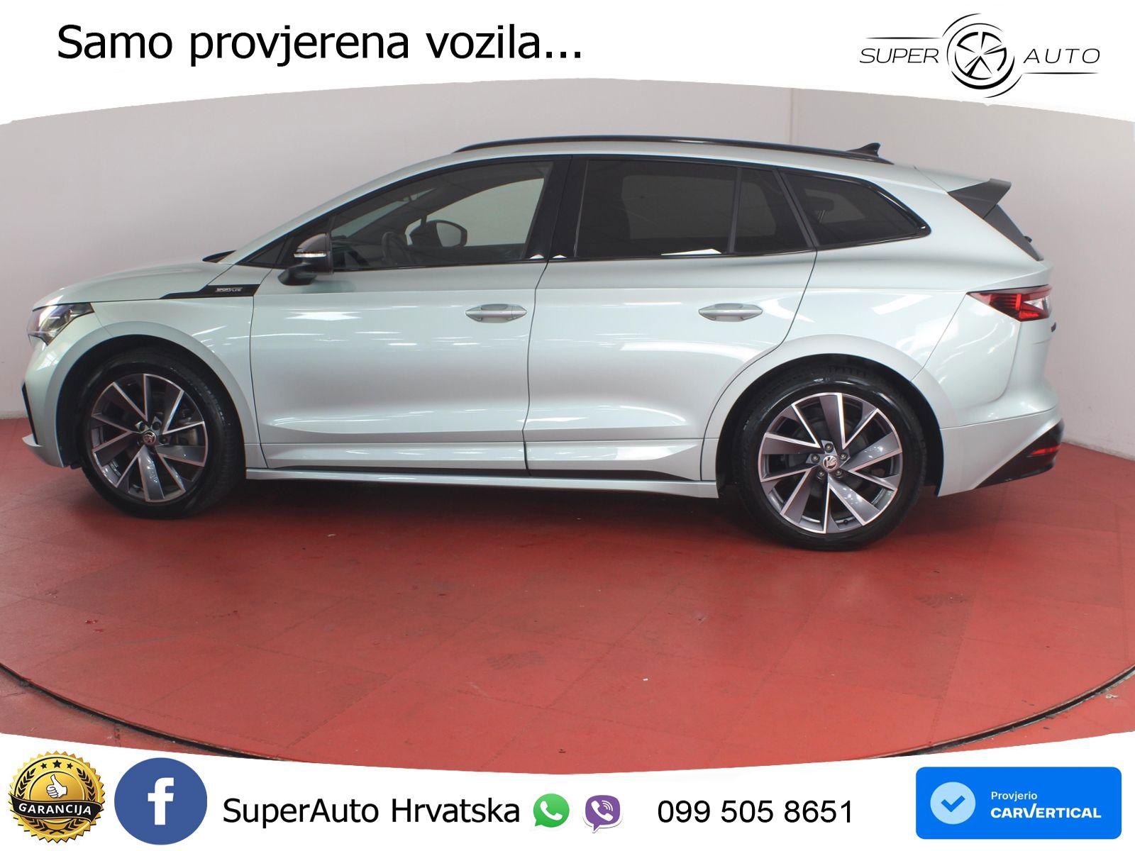 Škoda Enyaq iV 80 82 kWh (204 KS) SportLine LED+GR SJED+ACC