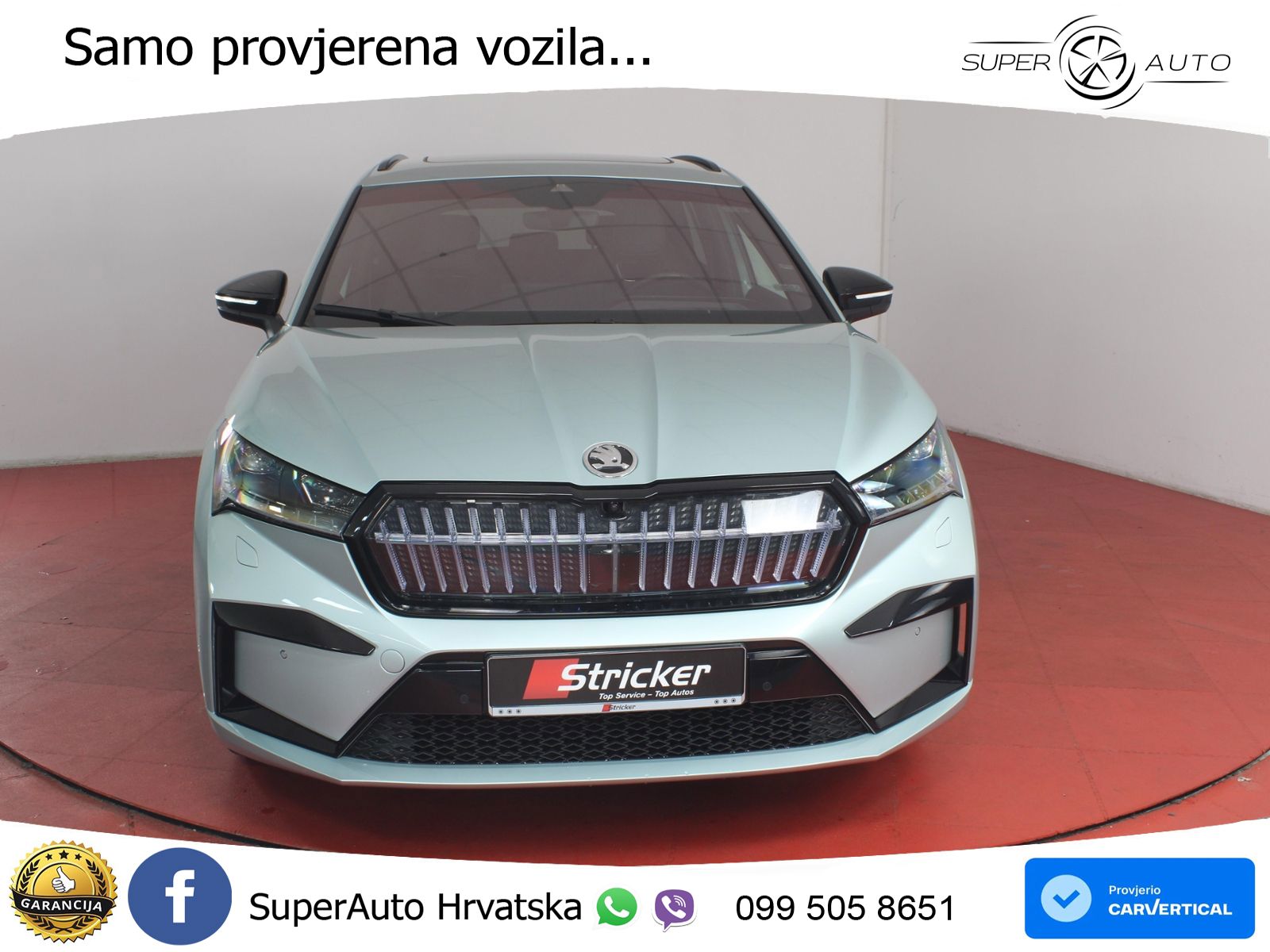 Škoda Enyaq iV 80 82 kWh (204 KS) SportLine LED+GR SJED+ACC