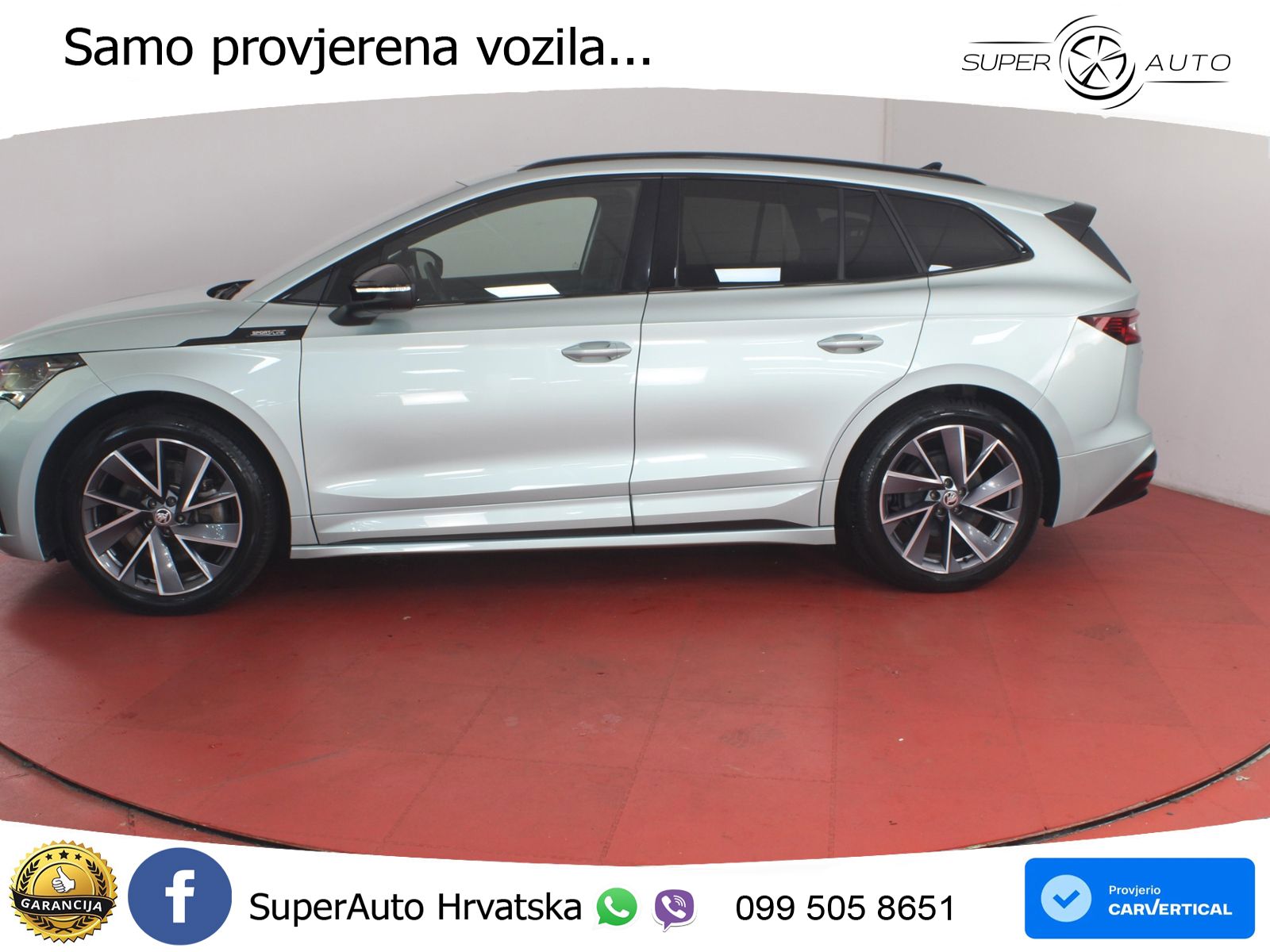 Škoda Enyaq iV 80 82 kWh (204 KS) SportLine LED+GR SJED+ACC