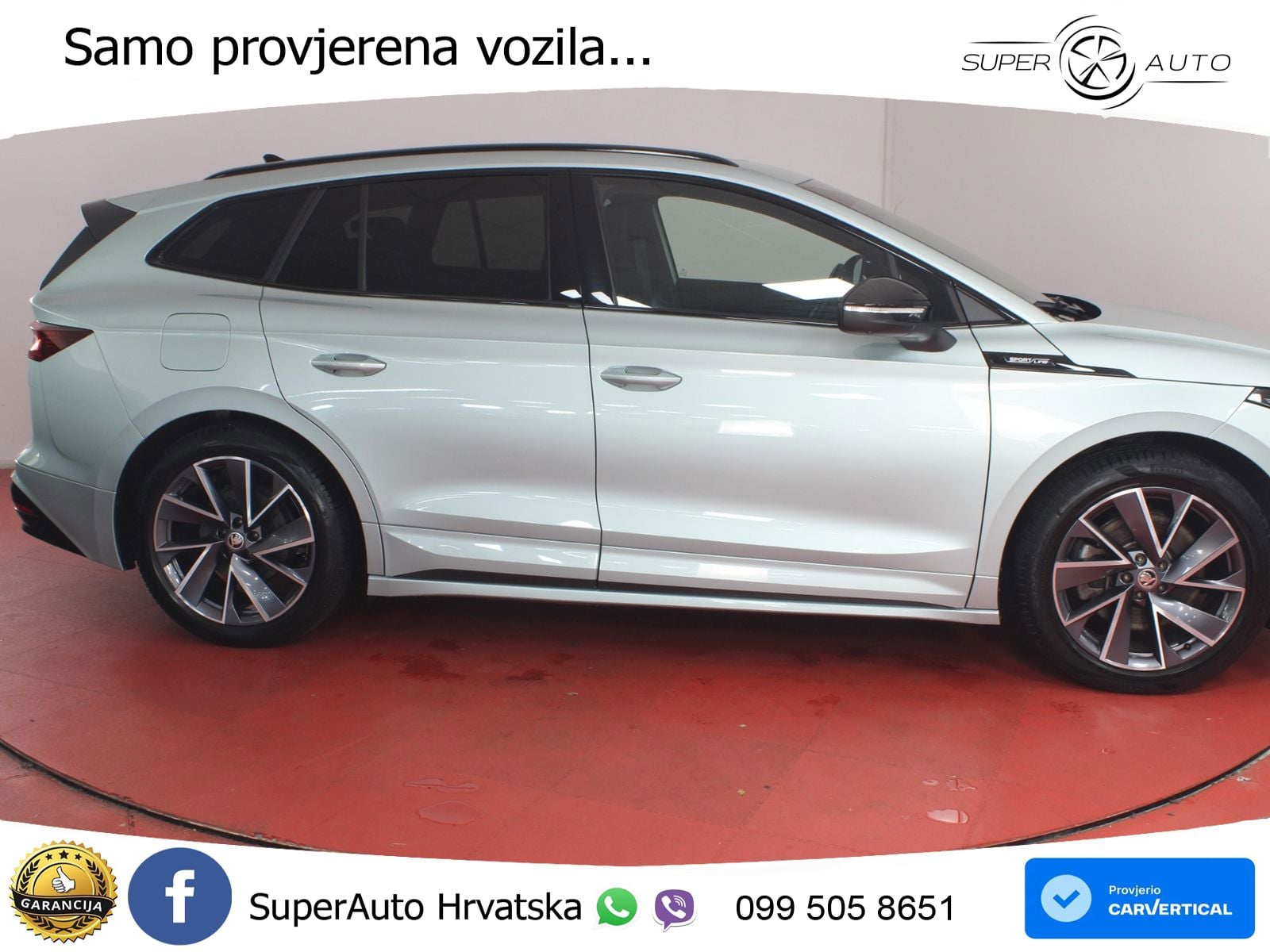 Škoda Enyaq iV 80 82 kWh (204 KS) SportLine LED+GR SJED+ACC