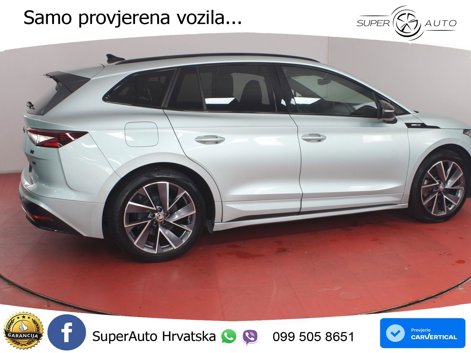 Škoda Enyaq iV 80 82 kWh (204 KS) SportLine LED+GR SJED+ACC